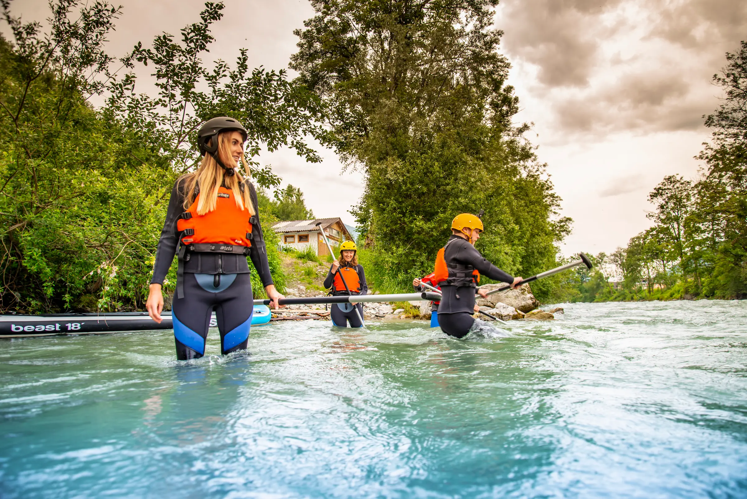 Flusswander Basics auf dem See