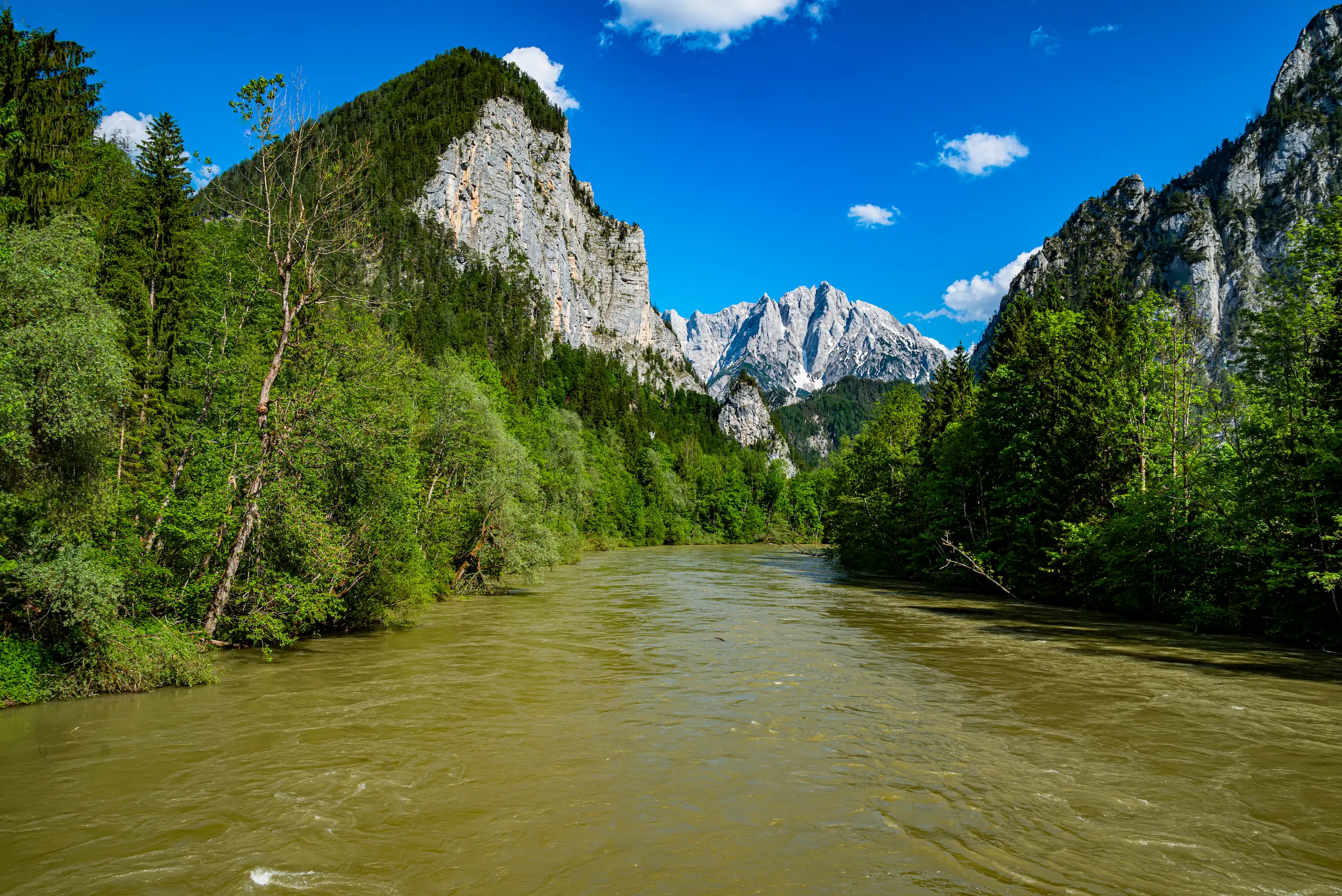 Flusswandern auf der Enns in Schladming-Dachstein : Foto © Michael E. Tritscher